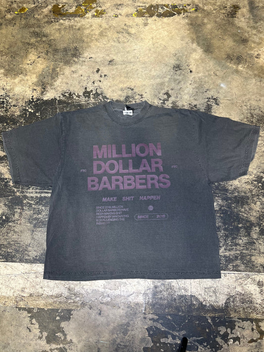 Million Dollar Barbers Drop Shoulder Tee (Grape)